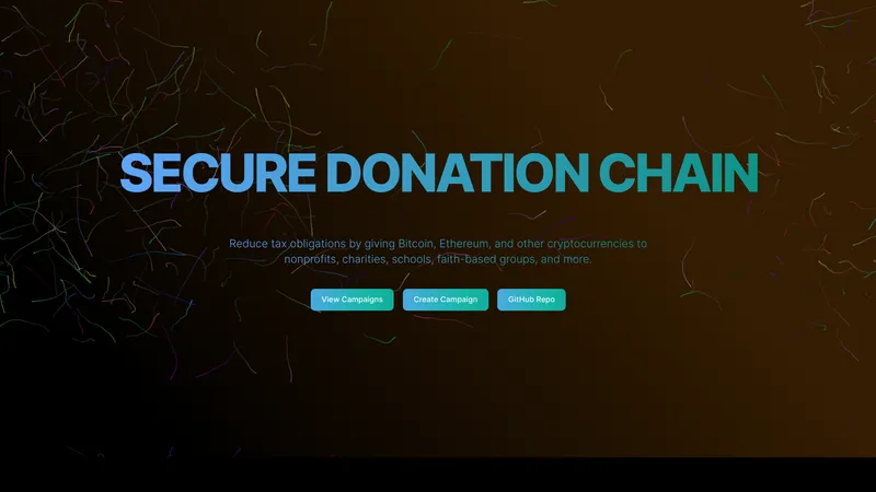 Secure Donation Chain